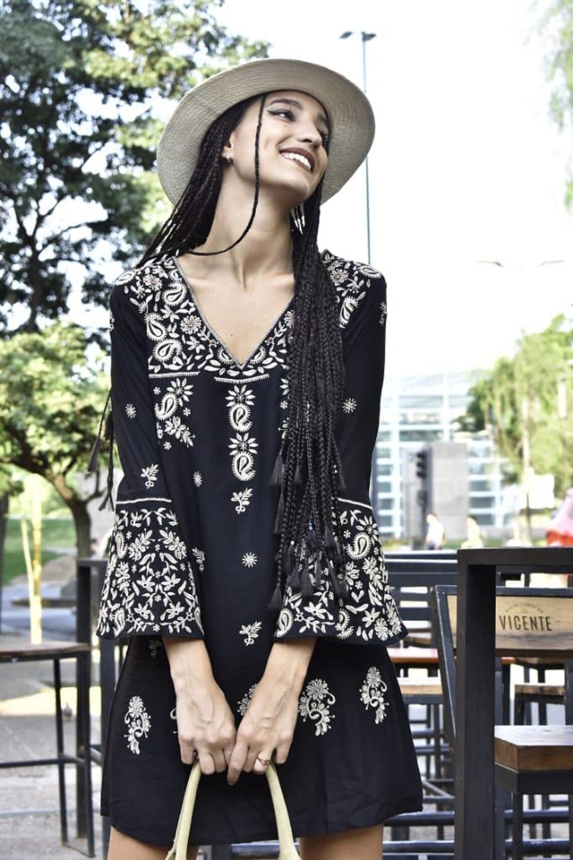 Handmade Western Dress/ Embroidery Dress/Casual Dress/Fashion Etsy