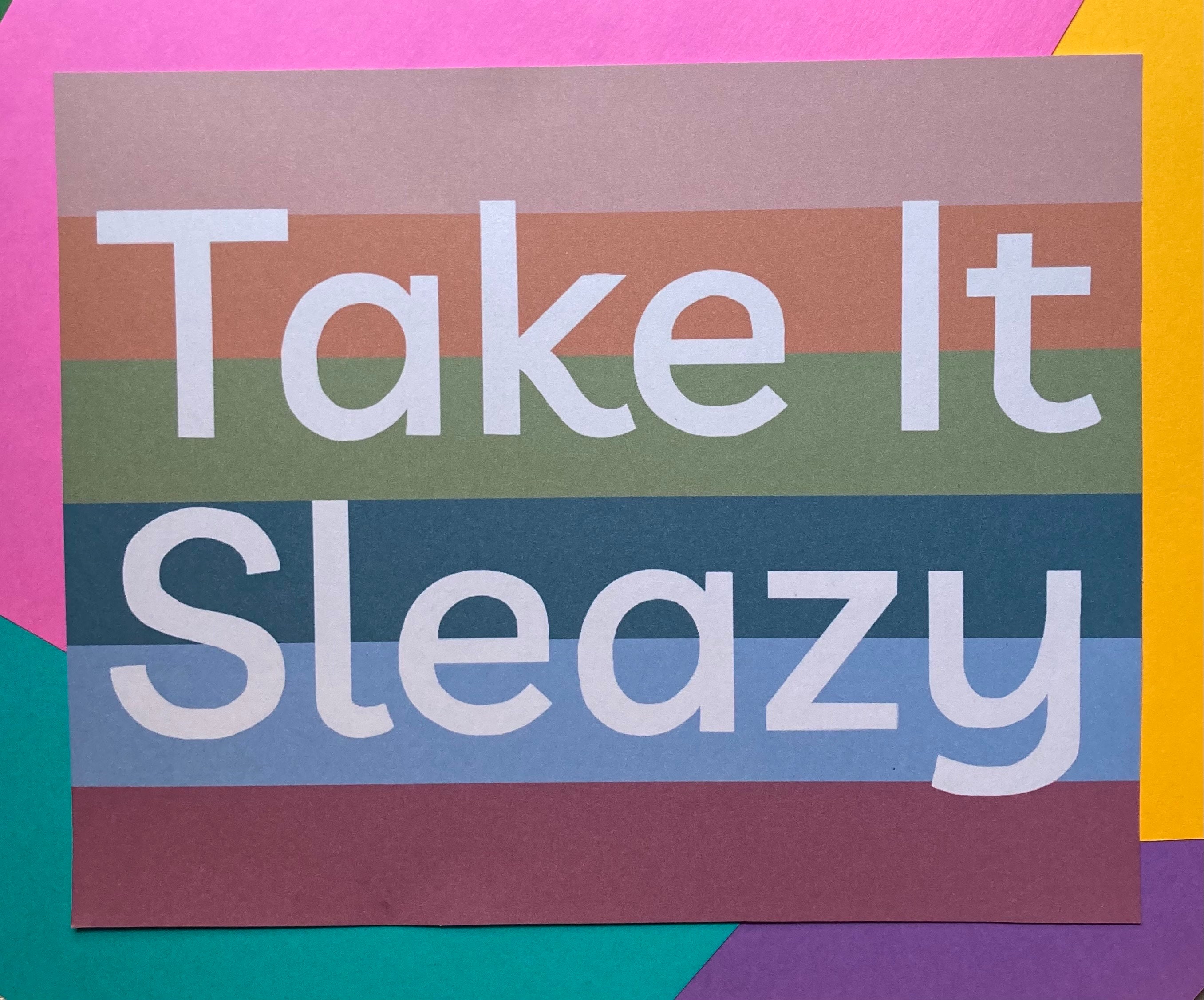 The Good Place Inspired Take It Sleazy Rainbow Printable Digital Download 8X10 Etsy Canada