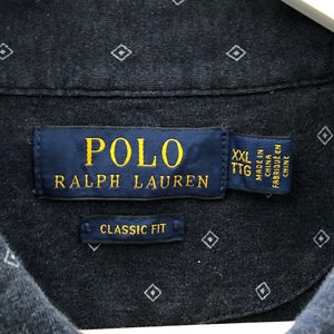 Vintage Oversize Ralph Lauren Polo Marineblau Größe XXL Bild 4