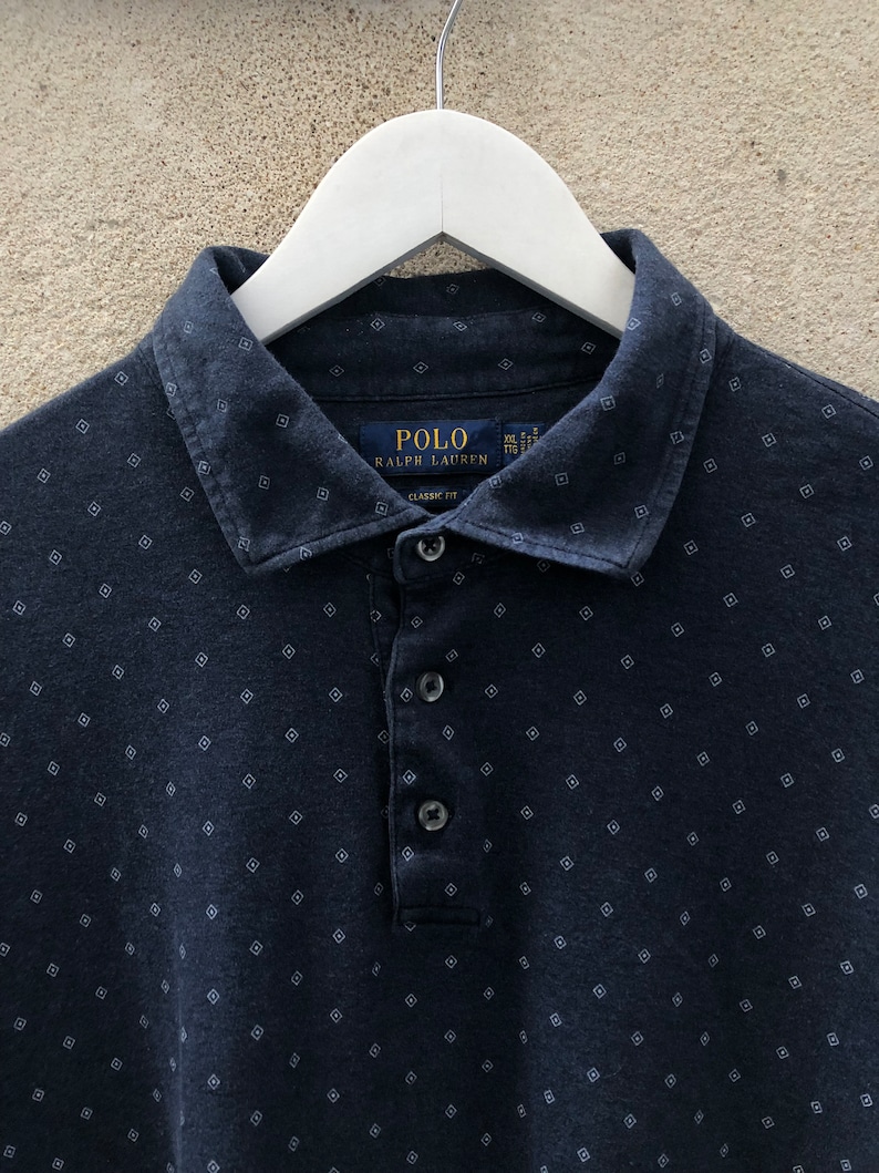 Vintage Oversize Ralph Lauren Polo Navy Blue Size XXL image 1