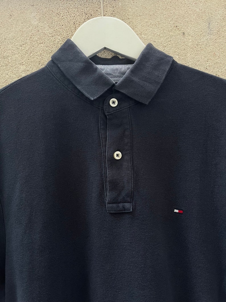 Polo Tommy Hilfiger Navy Blue Size M image 2