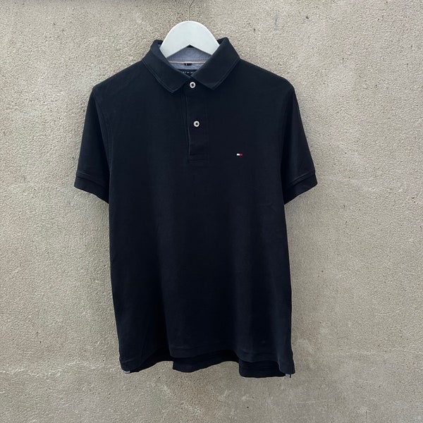 Vintage Polo Tommy Hilfiger Black - Size S