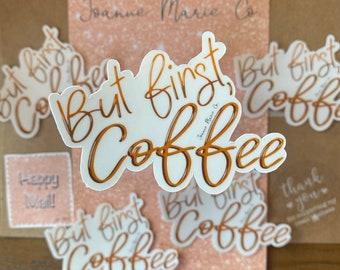 But first, Coffee Sticker