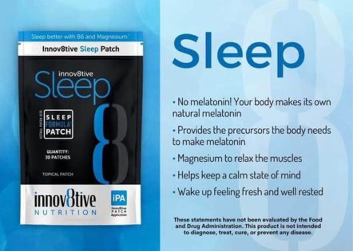 Innov8tive Sleep Patch All Natural Etsy