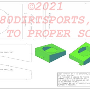 X2-d download Honda Talon Cargo box DIY pattern
