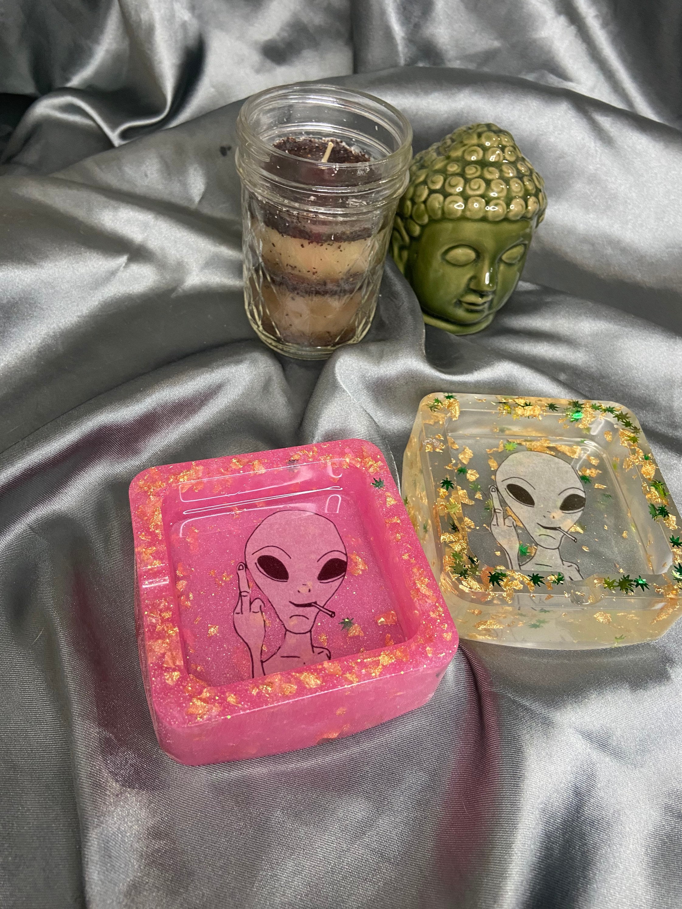 Cenicero De Alienígena Espacial Enojado, 4 | Cuotas Sin Interés