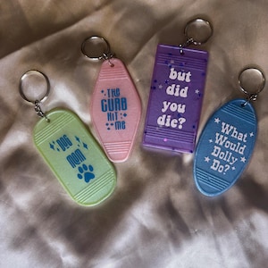Hotel Style Custom Keychains