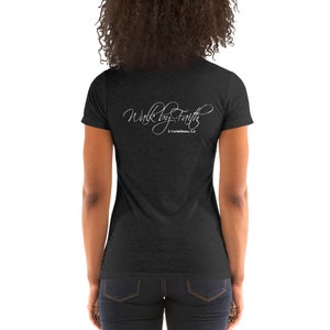 Walk By Faith back / Logo in front