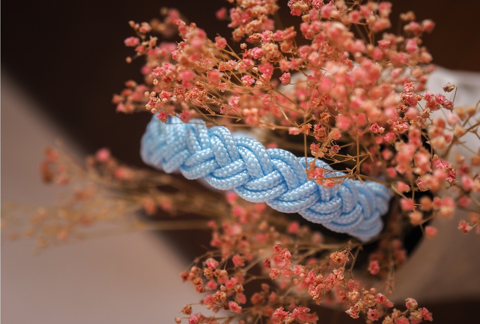 Geflochtenes Martingal-Hundehalsband – XL (1,27 Cm Breit, 66 Cm Lang), Lila, Mit Verschiebbarem Stoppring, Für Große Hunde