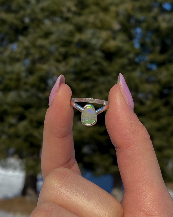 Cracked opal ring sale