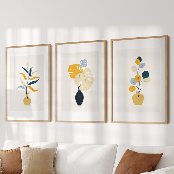 Light Blue Wall Art Etsy