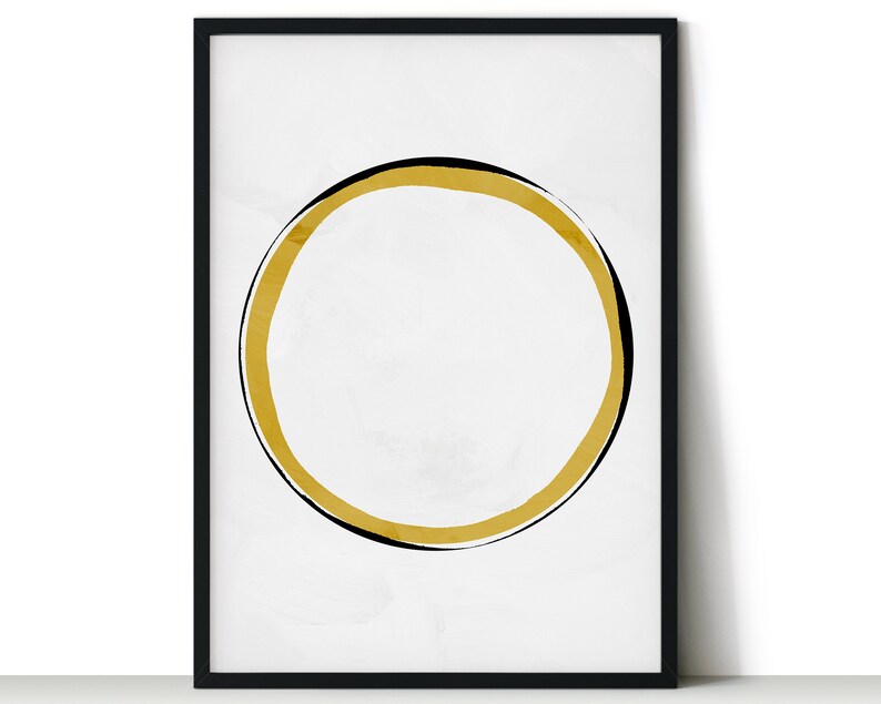 Set of 3 Mustard Art Prints Printable Yellow Wall Art - Etsy