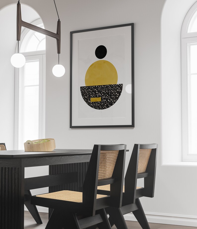 Set of 3 Mustard Art Prints Printable Yellow Wall Art - Etsy