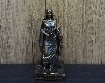 Hestia Greek Goddess Statue – Bronze Finish, Home and Hearth Decor
