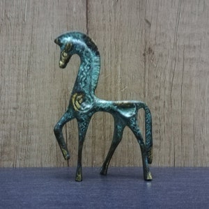 Horse Decor Bronze Beautiful Handmade Greek Sculpture 11cm-4.33in   Free Shipping - Free Tracking Number