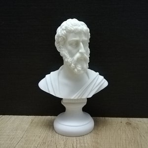 Sophocles Famous Ancient Greek Tragedian Poet Bust Head 16cm-6.30in Handmade Marble Cast Sculpture Free Shipping - Free Tracking Number