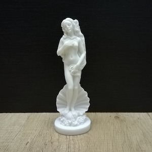 Birth of Goddess Aphrodite 16.5cm-6.5in Greek Goddess Venus Alabaster Handmade Sculpture  Free Shipping - Free Tracking Number