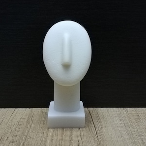 Cycladic Head 11cm-4.33in Cyclacid Idol Museum Copy Alabaster Handmade Sculpture White Cast Marble  Free Shipping - Free Tracking Number
