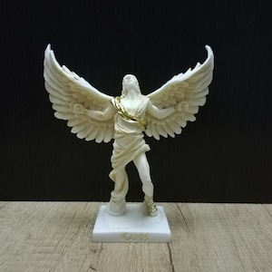 Icarus Statue 15.6cm-6.14in Son of Craftsman Daedalus | Wax Feathers | Greek Mythology Handmade Statue Free Shipping - Free Tracking Number