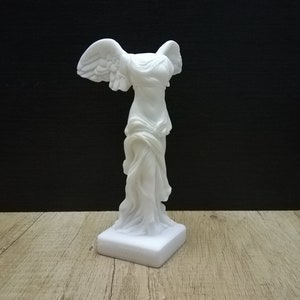 The Winged Victory of Samothrace  19.5cm - 7.67in The Symbol of Victory Alabaster Handmade Sculpture Free Shipping - Free Tracking Number