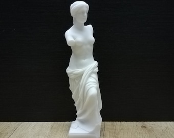 Venus de Milo  - Aphrodite Alabaster Handmade sculpture 7.48in - 19cm Free Shipping - Free Tracking Number