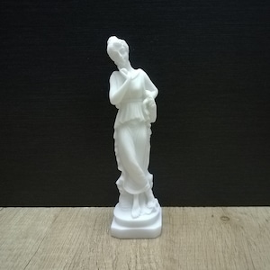 Dancer With Finger on Chin by Antonio Canova 15.5cm-6.10in Museum Copy Alabaster Handmade Sculpture  Free Shipping - Free Tracking Number