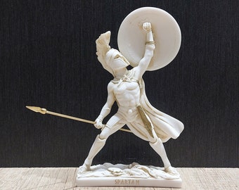 スパルタ戦士像 古代ギリシャ スパルタ軍 ギリシャ戦士 17.5 cm-6.7