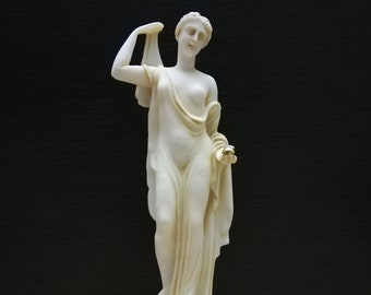 手作りアラバスター製ヘラ彫刻：ギリシャの女神像（26 cm） - Etsy 日本