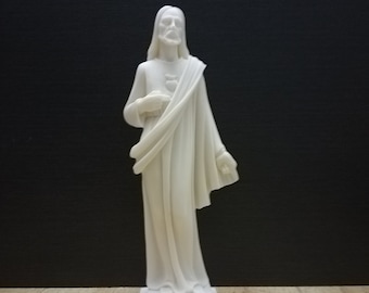 Handmade Alabaster Jesus Christ Statue - 10.23in