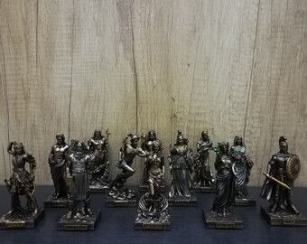 Bronze Olympian Gods Statues Set – Greek Mythology, Veronese Design
