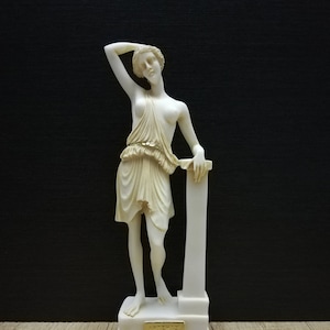 Artemis Ancient Greek Roman Goddess of the Hunt Diana 24.5cm-9.64in Alabaster & Marble Handmade Statue Free Shipping - Free Tracking Number