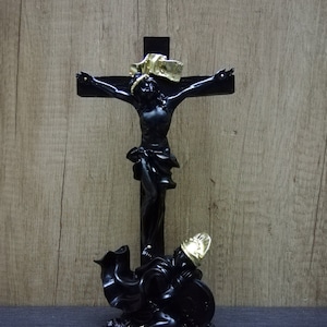 The Crucifixion of Jesus 25.5cm - 10in Jesus&#39; Crucifixion Alabaster Handmade Sculpture Free Shipping - Free Tracking Number
