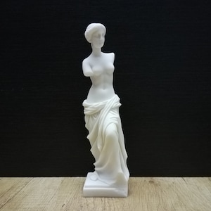 Venus de Milo - Aphrodite Alabaster Handmade sculpture 9.45in - 24cm Free Shipping - Free Tracking Number