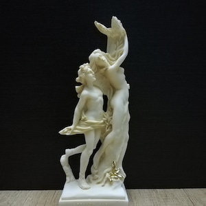 Apollo & Daphne By LORENZO BERNINI 22.5cm-8.86in Alabaster Handmade - Handpainted sculpture Free Shipping - Free Tracking Number