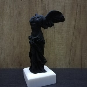 Nike of Samothrace 21cm - 8.26in The Winged Symbol of Victory Alabaster Handmade Sculpture Free Shipping - Free Tracking Number