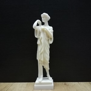 Artemis Ancient Greek Roman Goddess of the Hunt Diana 27cm - 10.62in Alabaster & Marble Handmade Statue Free Shipping - Free Tracking Number
