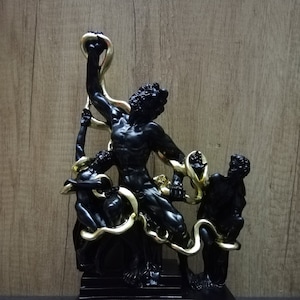 Laocoön and his sons Ancient Greek Museum Copy 29cm-11.41in Handmade Marble & Cast Alabaster Sculpture Free Shipping - Free Tracking Number