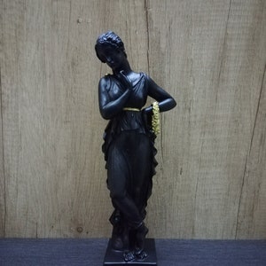 Dancer With Finger on Chin by Antonio Canova 25cm-9.84in Museum Copy Alabaster Handmade Sculpture  Free Shipping - Free Tracking Number