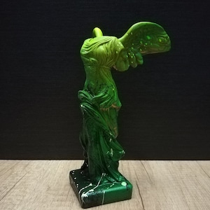 The Winged Victory of Samothrace  19.5cm - 7.67in The Symbol of Victory Alabaster Handmade Sculpture Free Shipping - Free Tracking Number