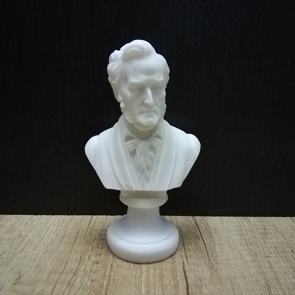 Wilhelm Richard Wagner Bust Head 16cm-6.29in Famous German Composer & Theatre Director Handmade Statue Free Shipping-Free Tracking Number