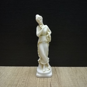 Dancer With Finger on Chin by Antonio Canova 15.5cm-6.10in Museum Copy Alabaster Handmade Sculpture  Free Shipping - Free Tracking Number