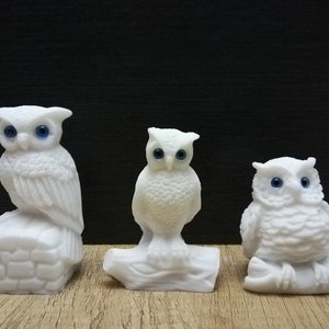 Owls Three Sizes L-7.9cm M-6.5cm S-5cm The Symbol of Wisdom and Prudence Handmade Greek Statue Free Shipping - Free Tracking Number