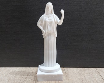 ヘスティア像 ギリシャの女神 アラバスター製 白 16 cm-18 cm - Etsy 日本