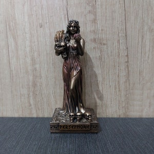 Persephone or Kore 9cm - 3.54in Queen of the Underworld Hades Wife Ancient Unique Details Mini Statues Free Shipping - Free Tracking Number