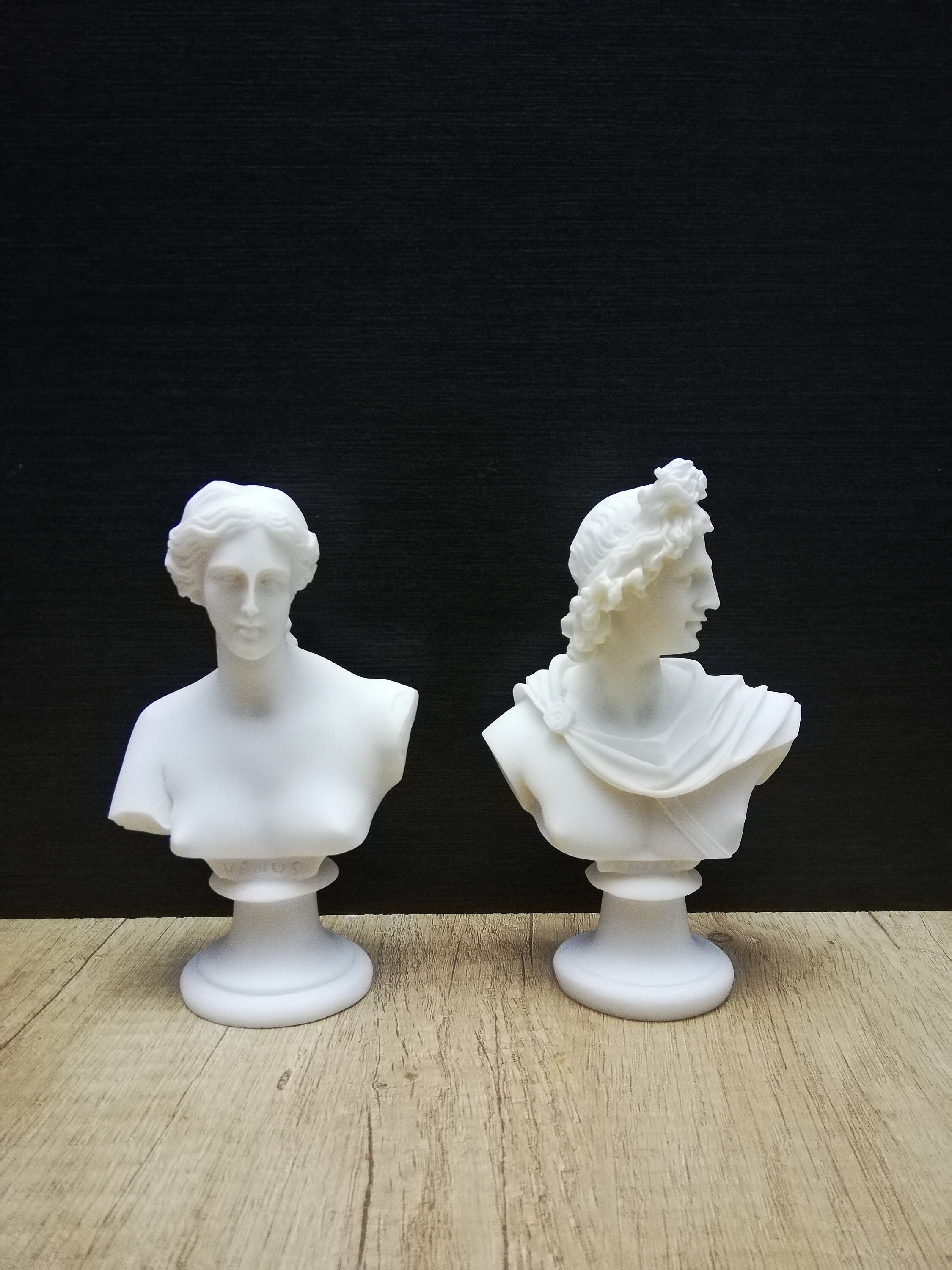 Venus de Milo 15.5cm Bust Head - Apollo 15.5cm Greek Roman God of Music Handmade Sculptures Free Shipping - Free Tracking Number