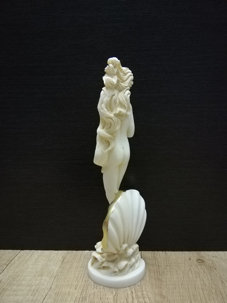Handmade Alabaster Aphrodite Sculpture: Greek Goddess Venus Statue (8 ...