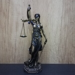 Themis Greek Goddess Of Justice Greek Mythology Roman Goddess 31cm-12.20in Unique Details Bronze Free Shipping - Free Tracking Number