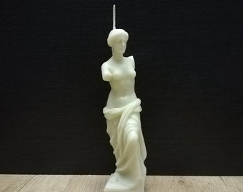 Venus de Milo - Aphrodite Ancient Greek Roman Goddess 20cm-7.87in 100% Soy Wax Handmade Statue Free Shipping - Free Tracking Number