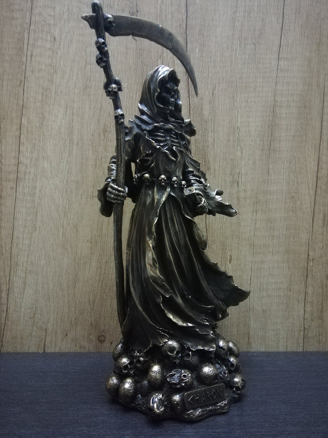 Charon Statue: Bronze Finish, Ferryman of Hades, Greek Mythology (29cm ...