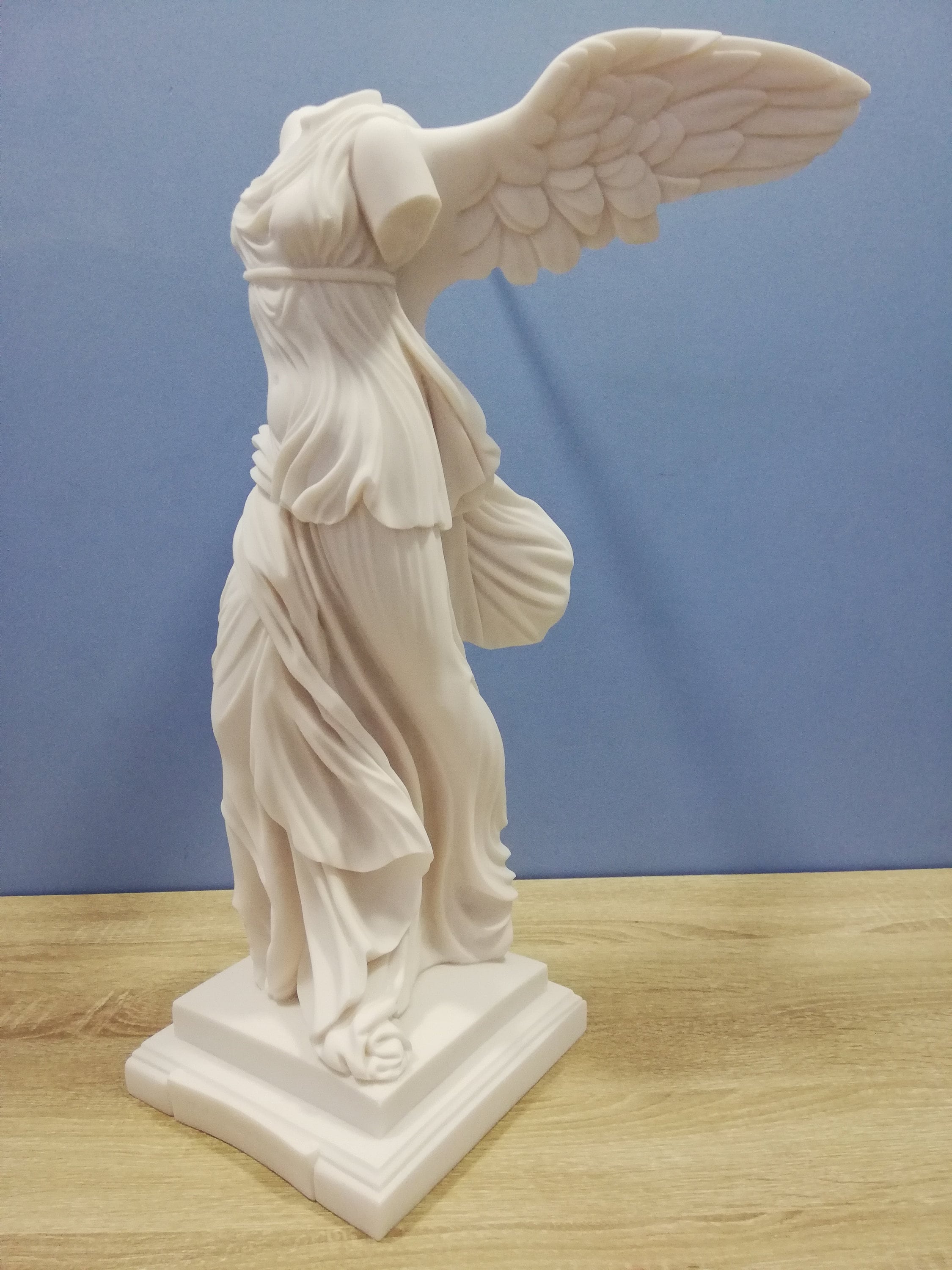 【廉価版】サモトラケのニケ 未仕上げ品 h35× w20×22約1.5kg サモトラケのニケ | ニケの勝利の女神 | 61 cm-24'' 勝利のシンボル
